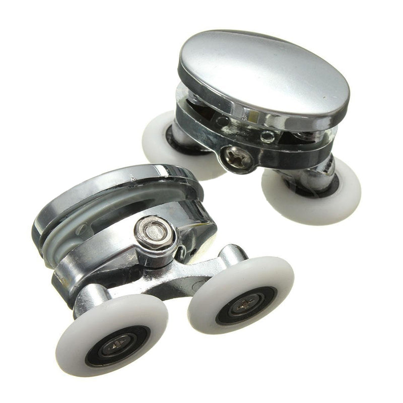 4 x Girl Pulleys Top Du Glass Plate Rollers Ko