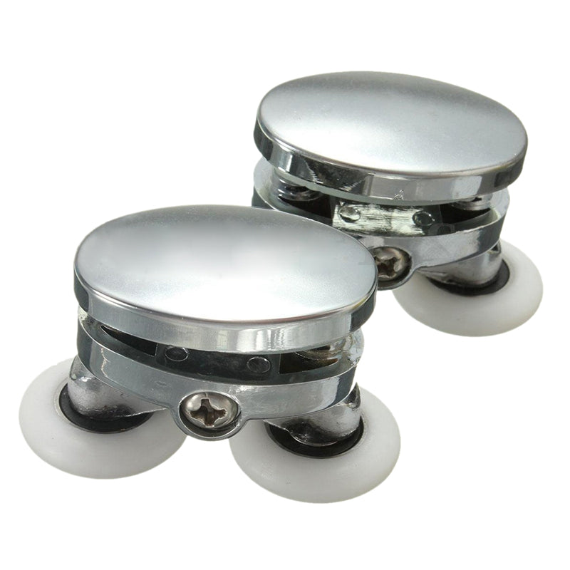 4 x Girl Pulleys Top Du Glass Plate Rollers Ko