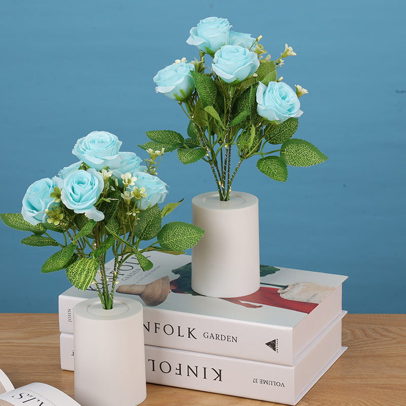 Rose Small Night Lamp Creative Simulation Bouquet