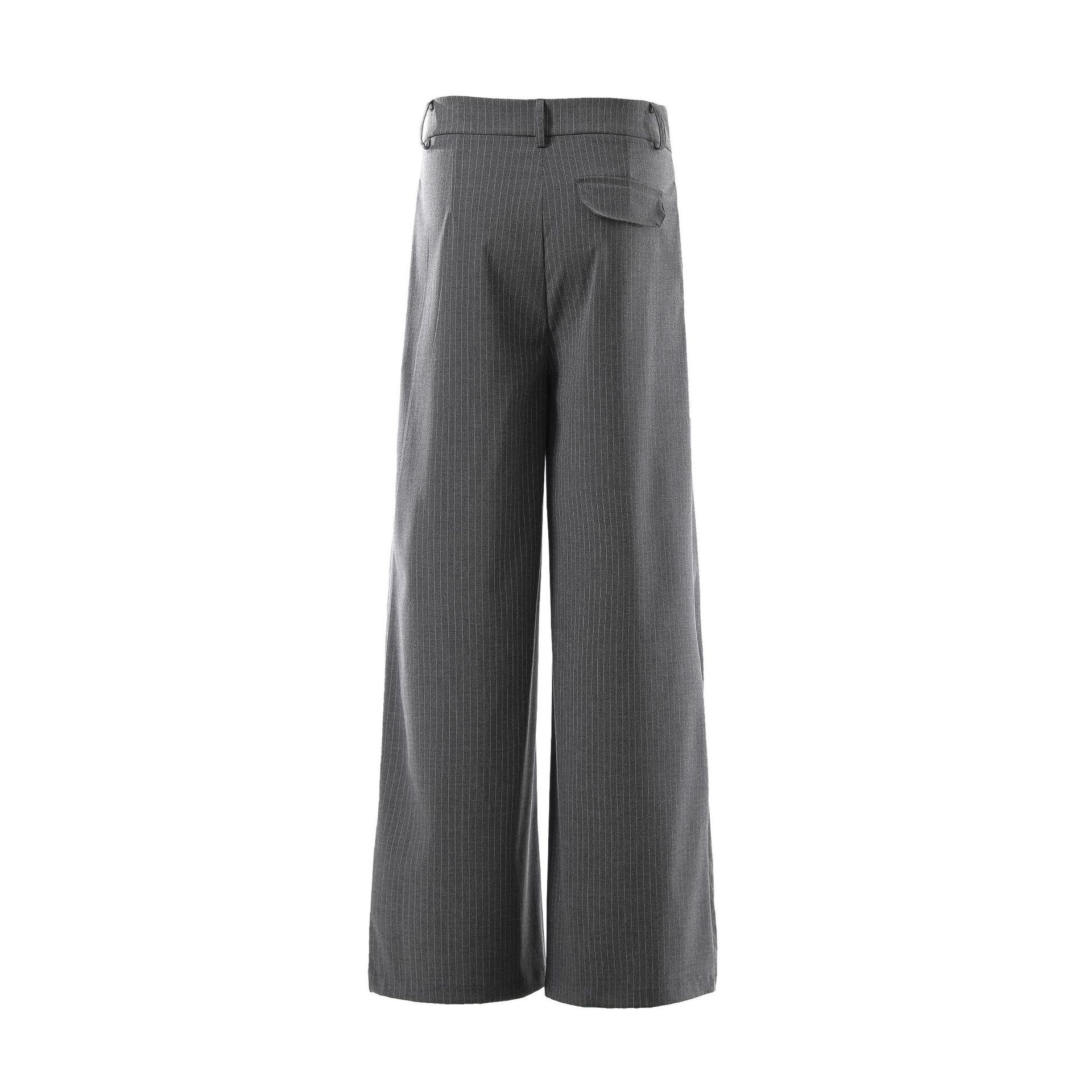 American-style Vintage Streetwear Unisex Retro Suit Pants